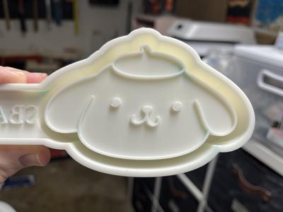 Sanrio Pompompurin Head Freshie Mold - 3D Model Mold Box for Silicone Freshie Moulds