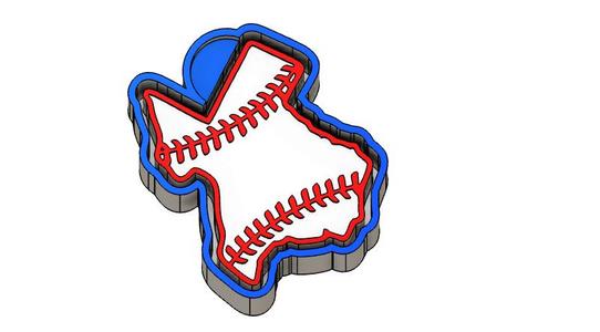 TX with Baseball Stripes