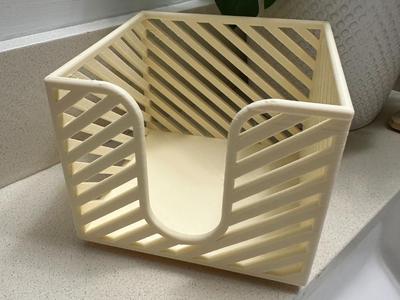 Geometric Washcloth Holder