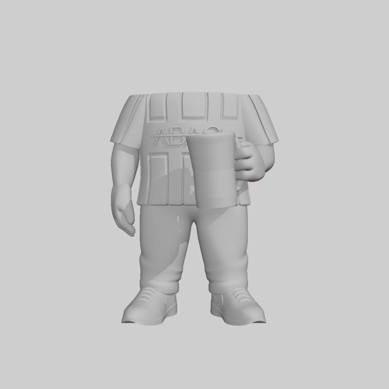 Pop - Body man shirt shirt abaco glass beer glass