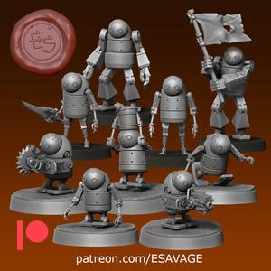 Machine Life Forms - NieR: Automata - 32mm