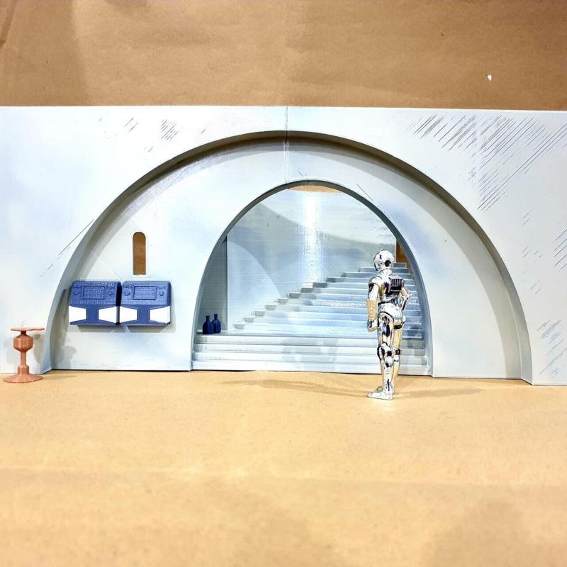 Jabba's Palace Entrance (Interior) Diorama FOR 3.75in (1:18) FIGURES
