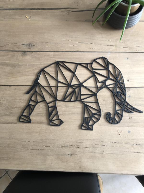 Elephant decoration wall