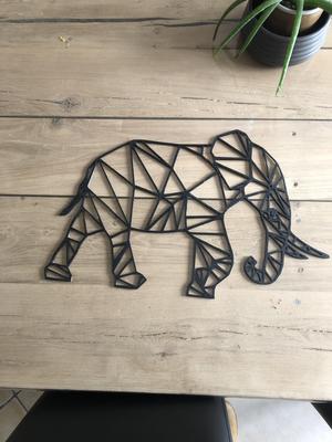 Elephant decoration wall