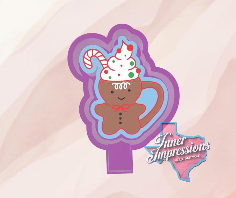 Gingerbread Mug Freshie Mold