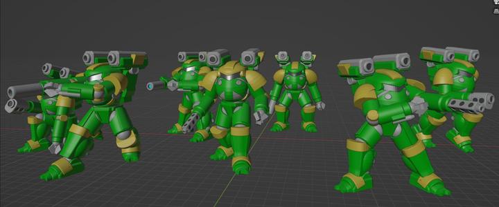 Elementals (28 poses x 3 variants)