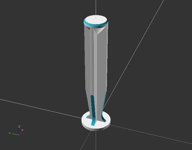 OpenSCAD syringe plunger
