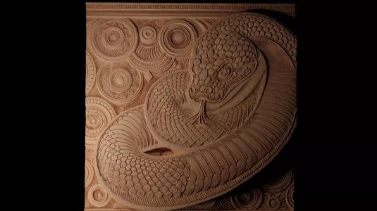 Anaconda CNC 3d Print High Relief Sand Casting