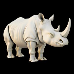 Stylized Grumpy Rhino