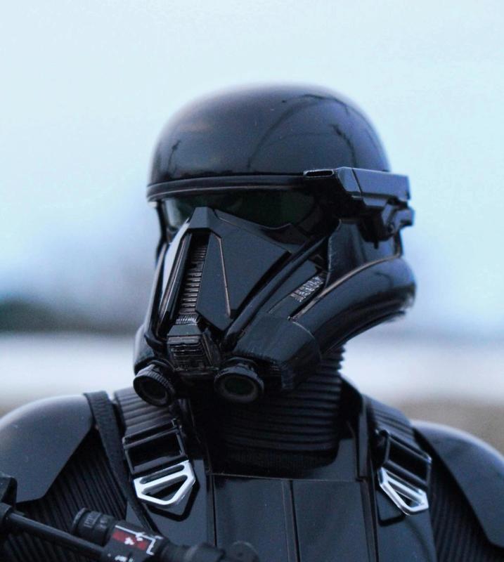 Star Wars Death Trooper Helmet | 3D Printable STL File | Star Wars Rogue One Cosplay Prop | Full Scale Helmet Replica