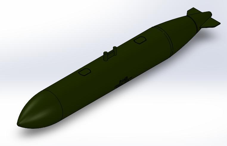 Auxiliary tank for 1:18 Black hawk and Pavehawk