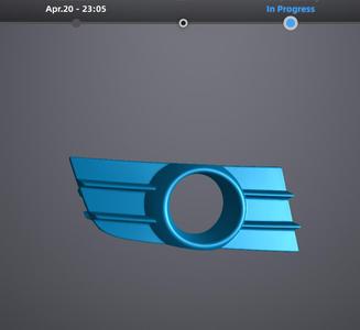 laguna 3 fog cover right left 622A90002R