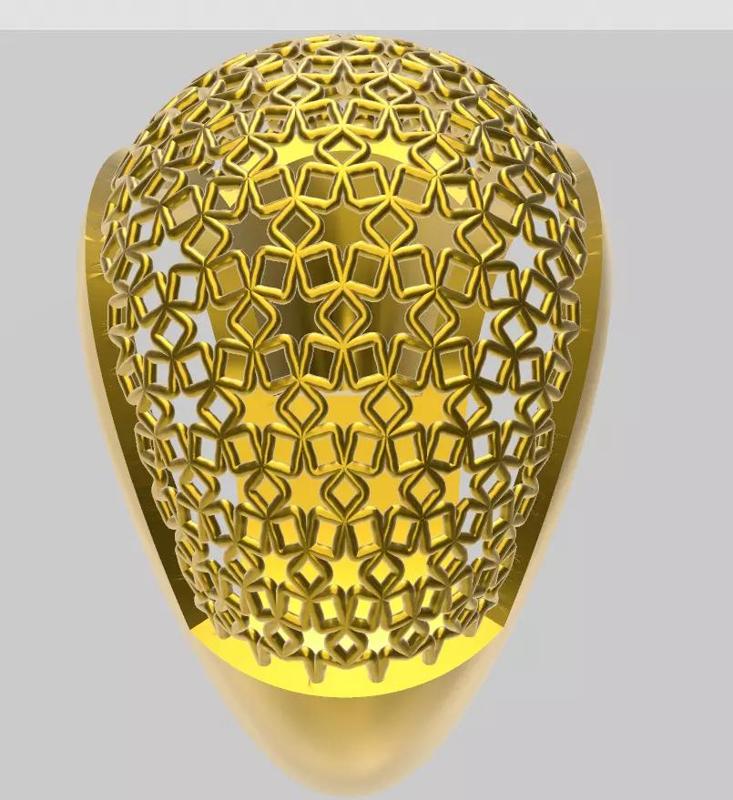 Jali jumbo ring stl file verified