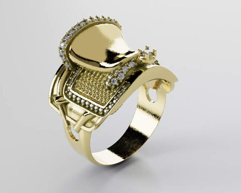 Horse Saddle Ring - Anillo Silla de Montar Caballo