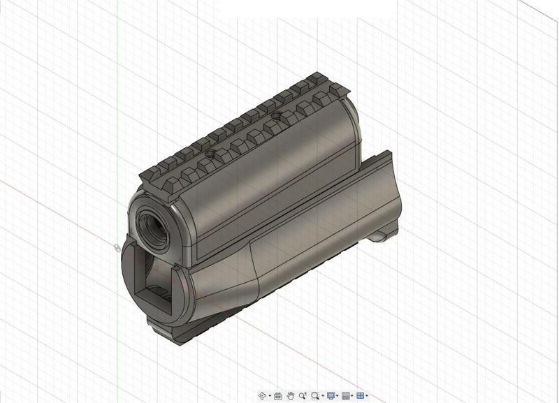 AKSU\AK74U to 18650 (HANDGUARD [AIRSOFT]