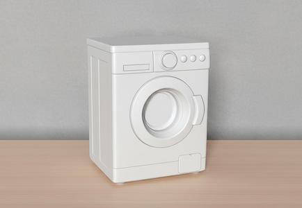 Realistic Washing Machine 3D Printable 3D print model