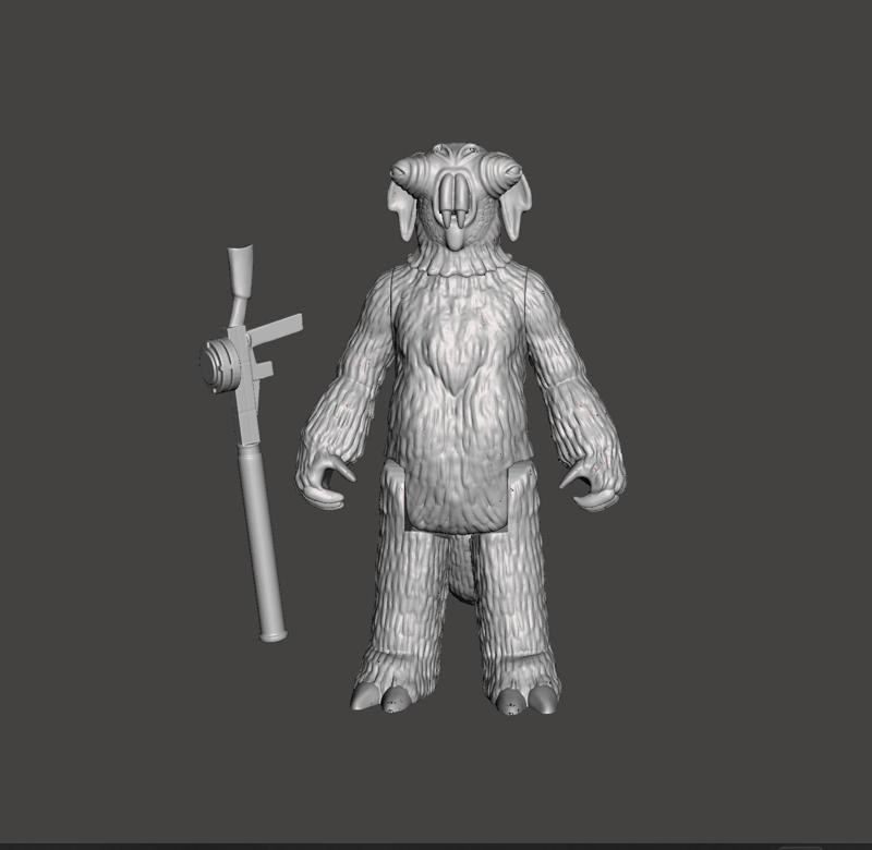 TANUS SPIJEK VINTAGE CUSTOM STAR WARS FIGURE, KENNER 3.75", 6" ALIEN CREATURE, JABBA'S PALACE PATRON, BOUNTY HUNTER, 5 POA CUSTOM 1/18 ACTION FIGURE