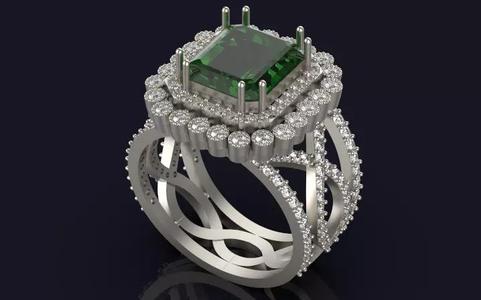 fashion emerald ring