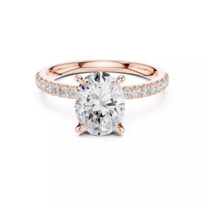 Flower Basket Oval Cut Diamond Engagement Ring 3DM STL Video