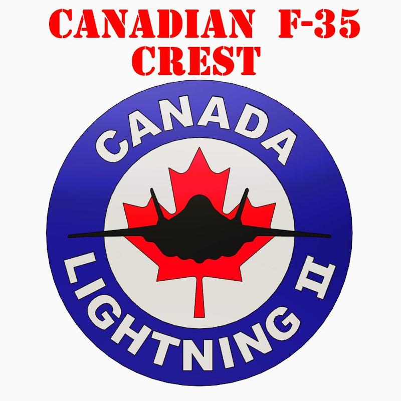 Canada F-35 Lightning II Crests
