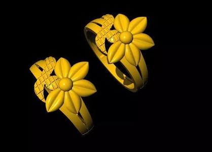 flower ring 3dm file