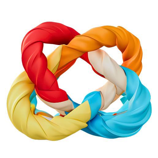 Rainbow Knot Sculpture