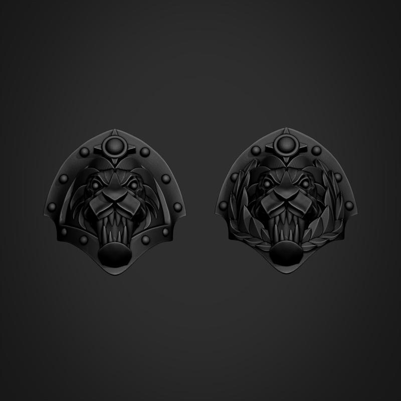 Golden Janitor Brotherhood Bits - Pauldron of Lion