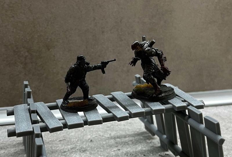 Plank bridges for Tabletop wargames 28mm terrain