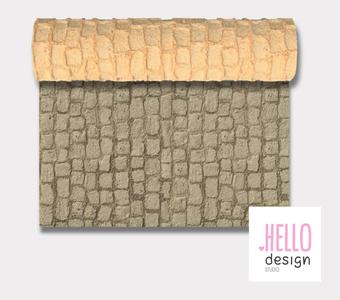 Cobblestone Texture Roller for Polymer Clay