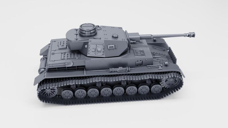 Panzer IV Ausf.G + 3 Tankmen (standard+winter edition) (Germany, WW2)