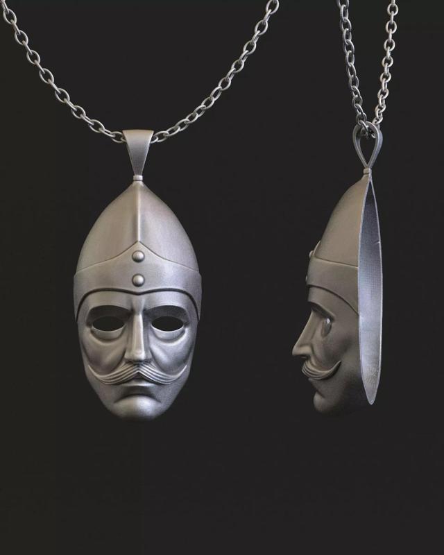Warrior Helmet Pendant