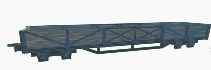 H0e / OO-9 open 4-wheel wagon