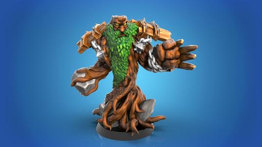 Treeman and angry raccoon Fantasy footbal