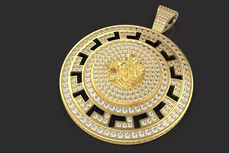 PD-1019 LION PENDENT