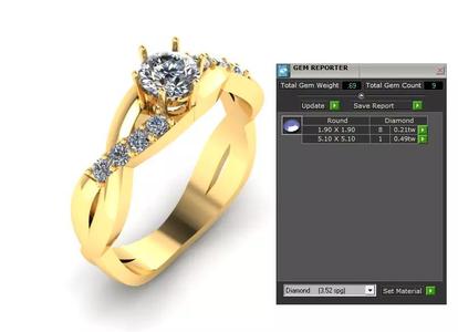 Beauty Women Diamond Ring