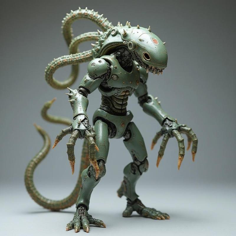 Cybernetic Tentacle Hybrid - 28-32mm Miniature
