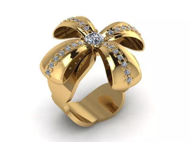 Bow tie ring