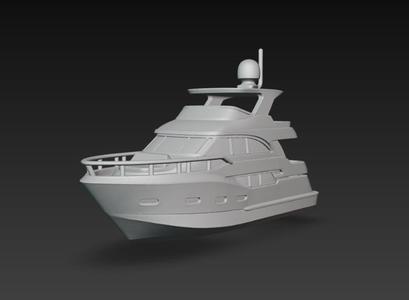Luxury Yacht – Modelo 3D de Yate de Lujo para Impresión 3D