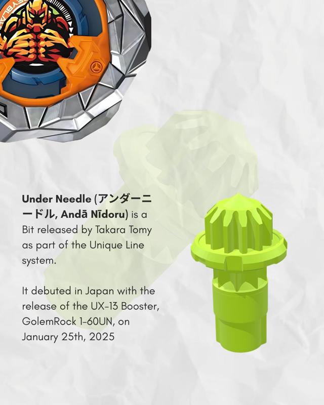 Beyblade X Bit Under Needle UN Burst Resistance MOD