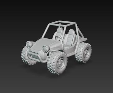 Dune Buggy – Modelo 3D de Vehículo Todo Terreno para Impresión 3D