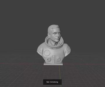 Apollo 11 Crew 3D Model Collection