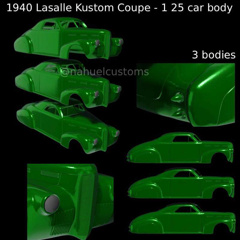 1940 Lasalle Kustom Coupe - 1 25 car body