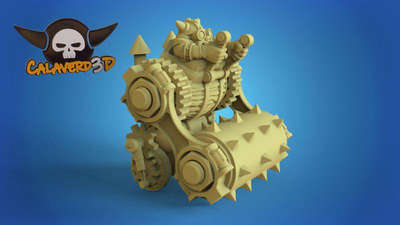 Steamroller- for Dwarf team BB