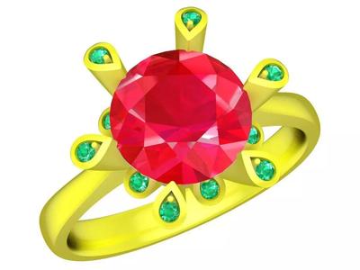 Fashion Diamond Ring for Lady 5267A