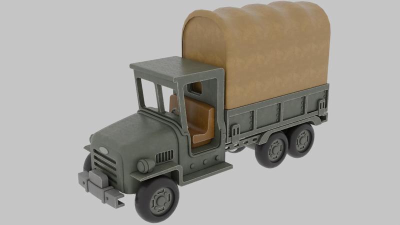 Metal Slug Rebel Army's 3-ton Utility Truck