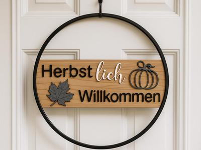 Autumn Door Wreath Decoration