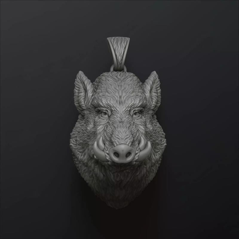 Wild Boar Pendant