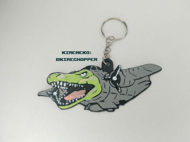 Crocodile euphonium key chain