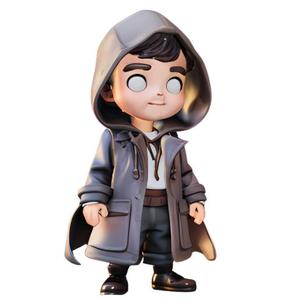 Enigmatic Hooded Wanderer