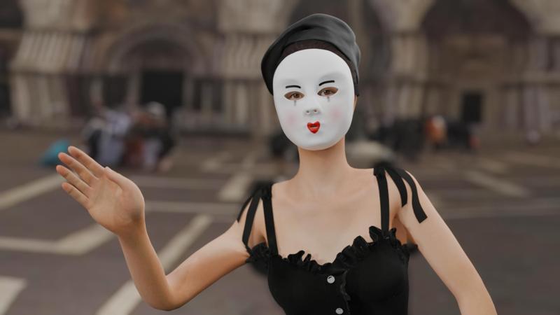 Mime Mask - Perihelion Prints